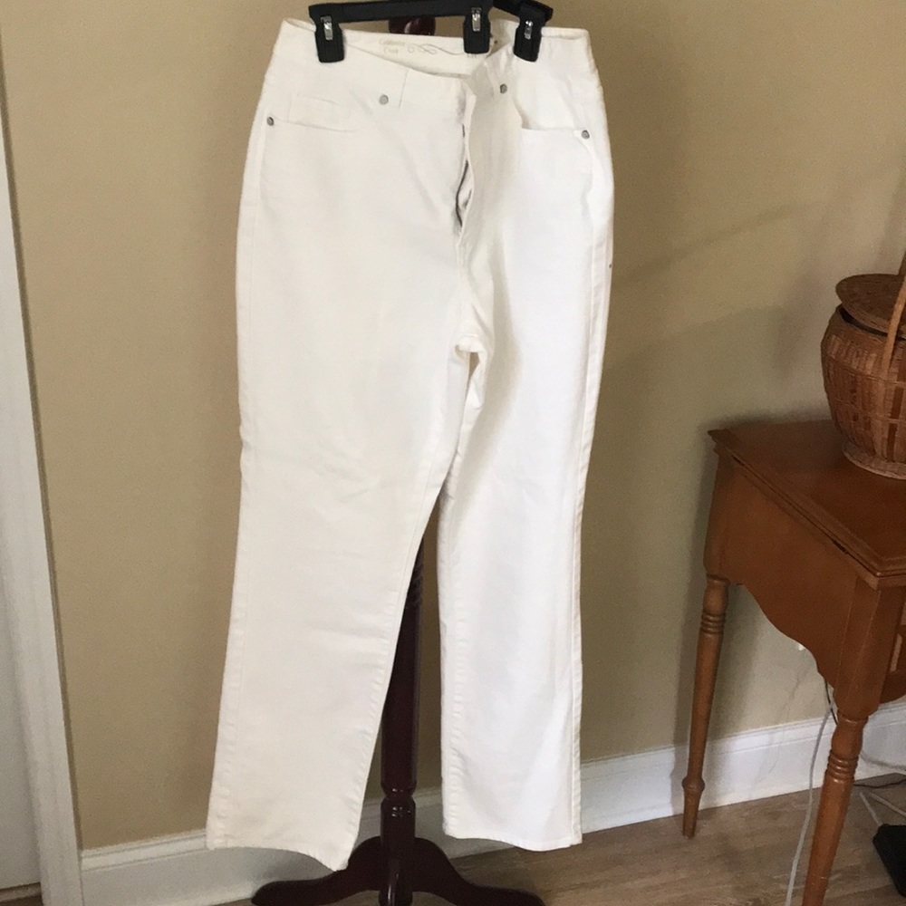 Womens tall white jeans size14